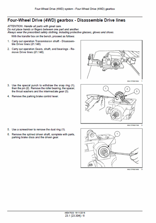 New Holland Straddle TD60, TD70, TD80, TD90, TD95 Tractor Service Manual - Image 3