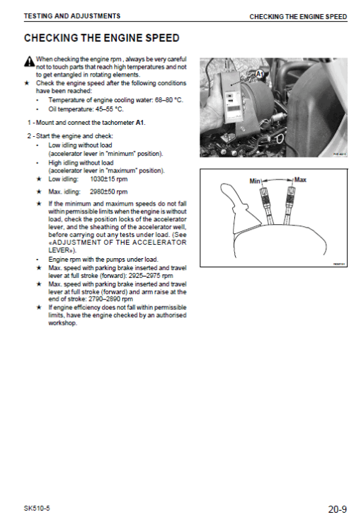 Komatsu SK510-5 Skid-Steer Loader Service Manual - Image 2