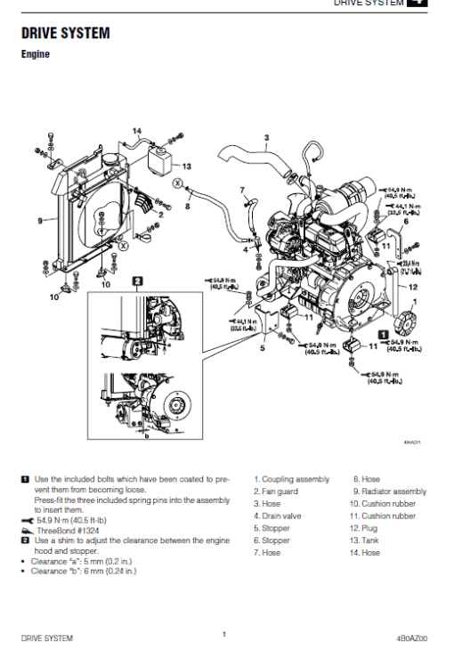 Takeuchi TB216 Compact Excavator Service Manual - Image 2