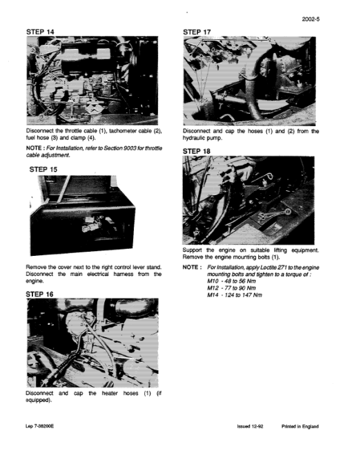 Case CK36, CK50 Excavator Service Manual - Image 2