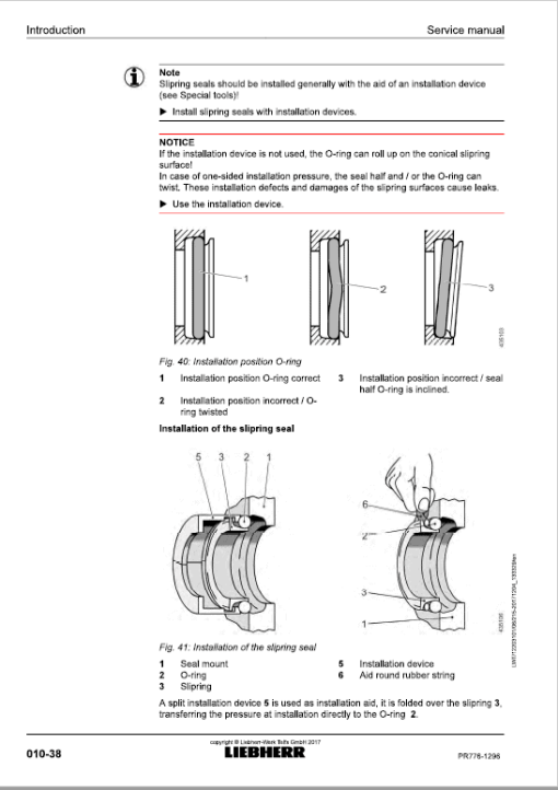 Liebherr PR 776 Crawler Dozer Repair Service Manual - Image 2