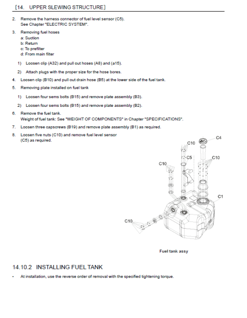 Kobelco SK85MSR-7 Hydraulic Excavator Repair Service Manual - Image 5