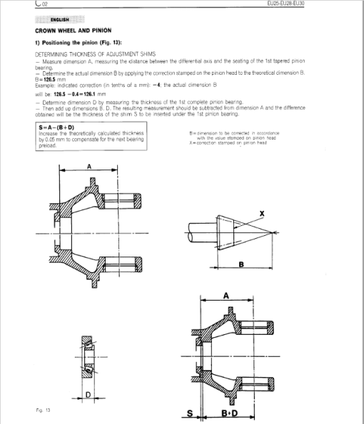 OM Pimespo EU18, EU20, Eu20L, EU22, EU25, EU28 and EU30 Forklift Workshop Manual - Image 3