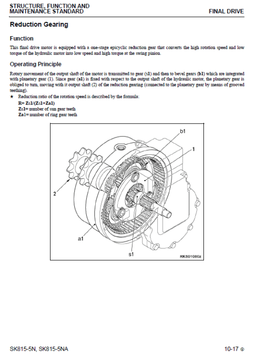 Komatsu SK815-5N, SK815-5NA Skid-Steer Loader Service Manual - Image 2