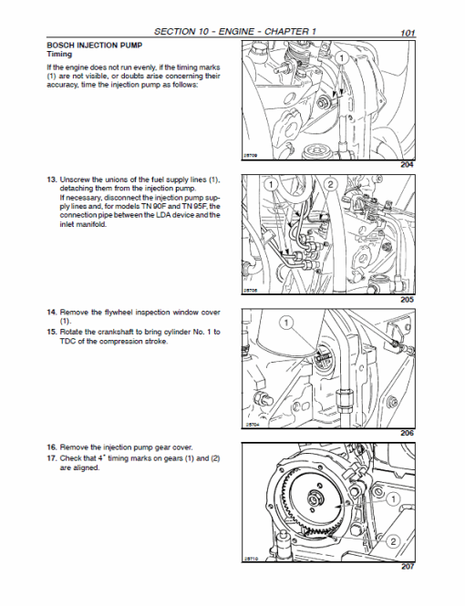 New Holland TN65F, TN70F, TN75F Tractor Service Manual - Image 2