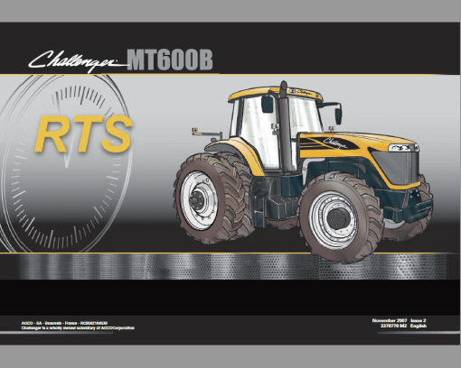 Challenger MT635B, MT645B, MT655B, MT665B Tractor Workshop Manual - Image 2