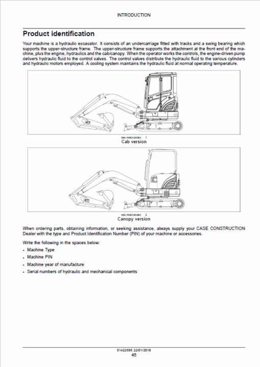 Case CX26C Mini Excavator Service Manual - Image 2