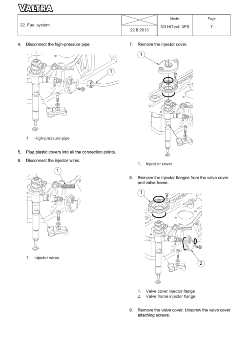 Valtra N103H3, N113H3, N123H3, N143H3 Tractor Service Repair Manual - Image 2