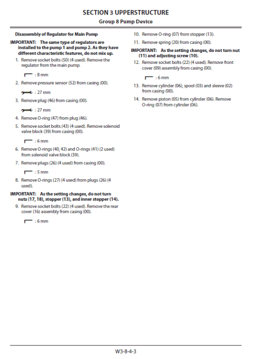 Hitachi ZX870-6 and ZX890H-6 Excavator Service Repair Manual - Image 2