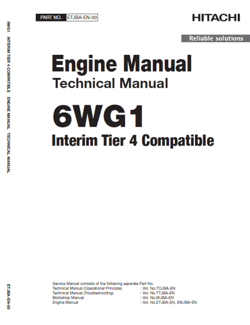 Hitachi 6WG1 Engine Service Repair Manual (ETJBA-EN, EWJBA-EN) - Image 2