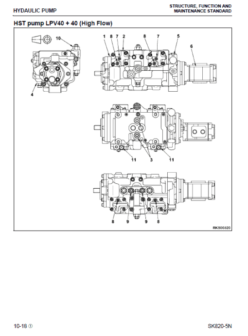 Komatsu SK820-5N Skid-Steer Loader Service Manual - Image 2