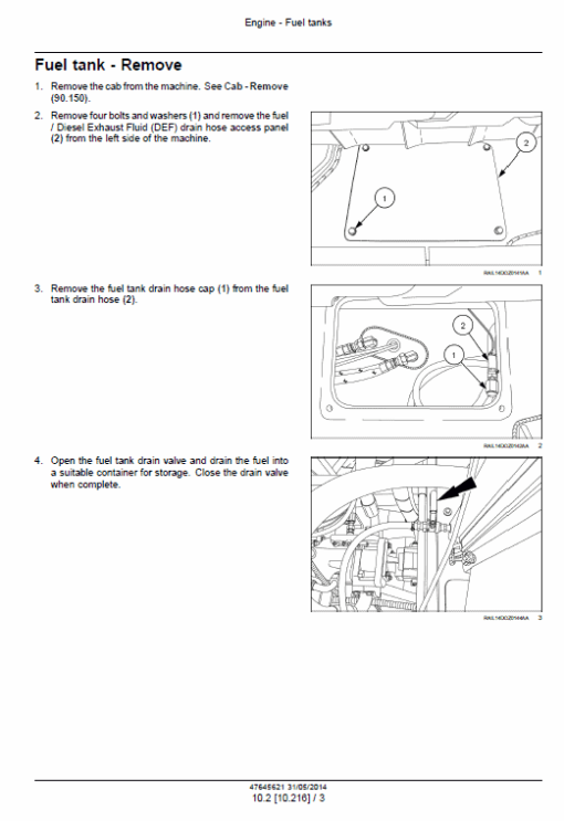 New Holland D180C Tier 4 Crawler Dozer Service Manual - Image 2