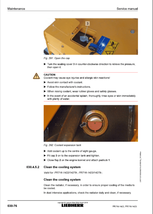 Liebherr PR 716 Crawler Dozer Repair Service Manual - Image 2