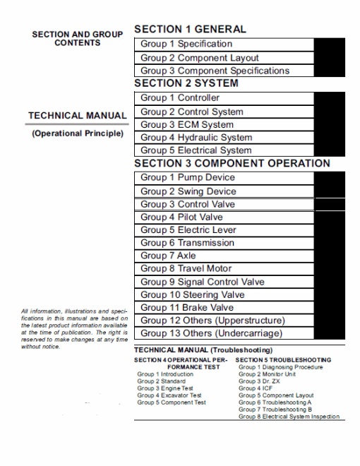 Hitachi ZAXIS ZX210W-3 and ZX220W-3 Excavator Service Repair Manual - Image 5