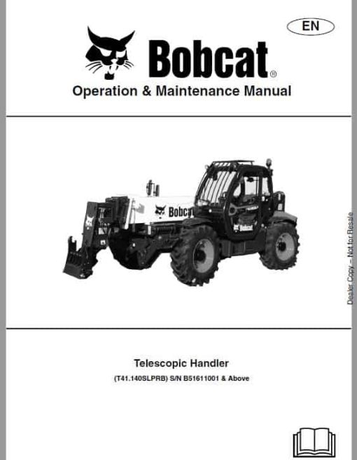 Bobcat T40.180, T41.140 versaHANDLER Telescopic Service Repair Manual - Image 2