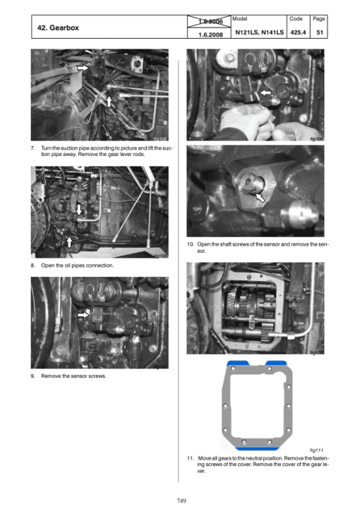 Valtra N82H, H91H, N92H, N101H, N111H, H121H, N141H Tractors Service Repair Manual - Image 2