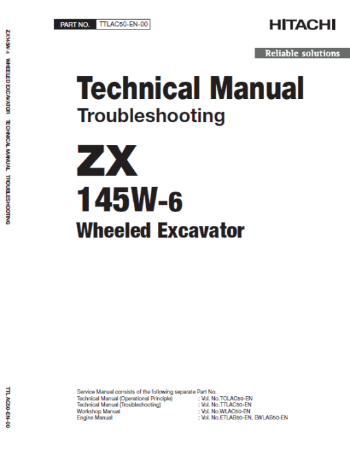 Hitachi ZX145W-6 Excavator Service Repair Manual - Image 2