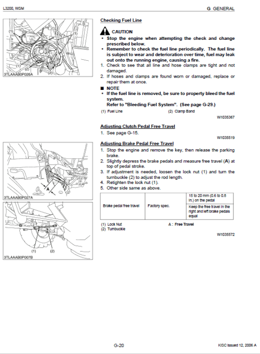 Kubota L3200, L3800 Tractor Workshop Service Manual - Image 3