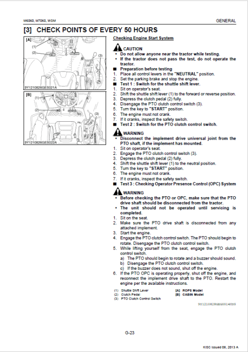 Kubota M6060, M7060 Tractor Service Manual - Image 2