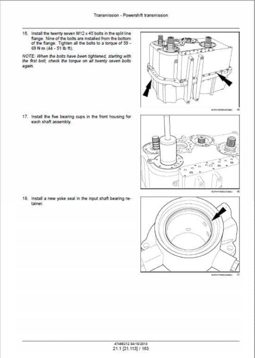 Case 450, 550, 600 Quadtrac Tractor Service Manual - Image 2