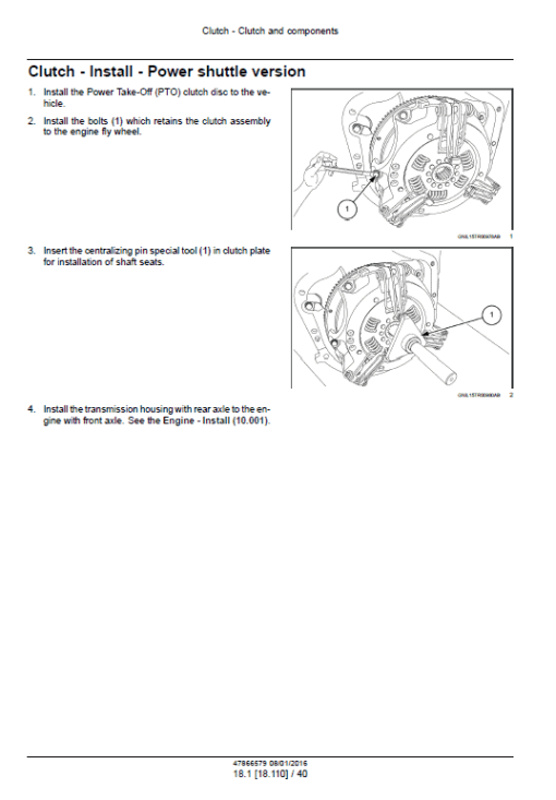 New Holland 8010, 9010 Tractor Service Manual - Image 2