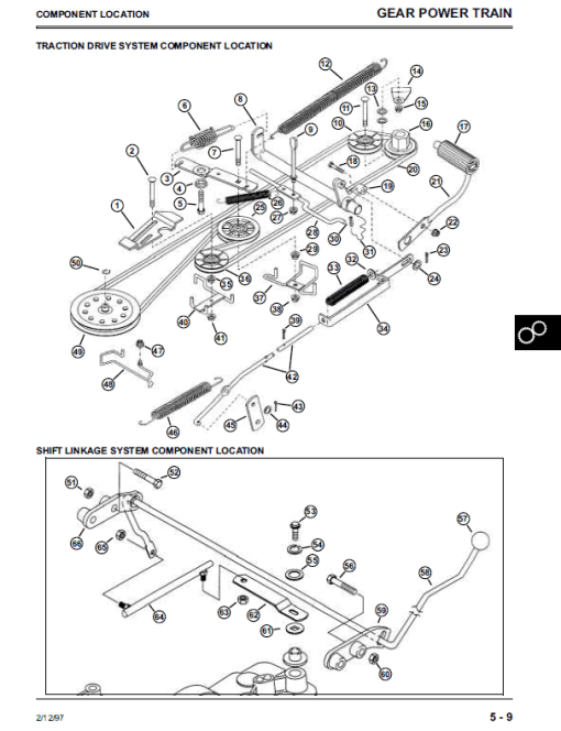 John Deere 1338, 1538, 1546, 1638 Sabre Lawn Tractors Technical  Manual - Image 5