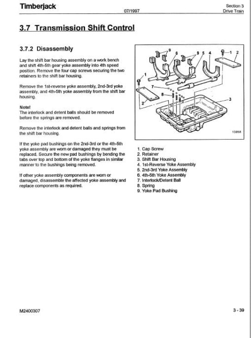 Timberjack 240C Skidder Service Repair Manual (973063 and Up) - Image 2