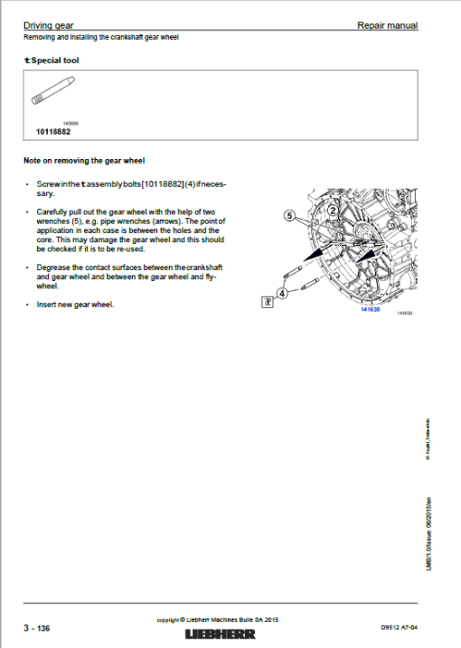 Liebherr D9512 A7-04 Engine Service Manual - Image 2