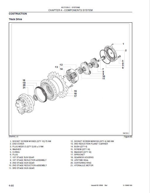 Kobelco ED195-8 Tier 3 Excavator Dozer Repair Service Manual - Image 2