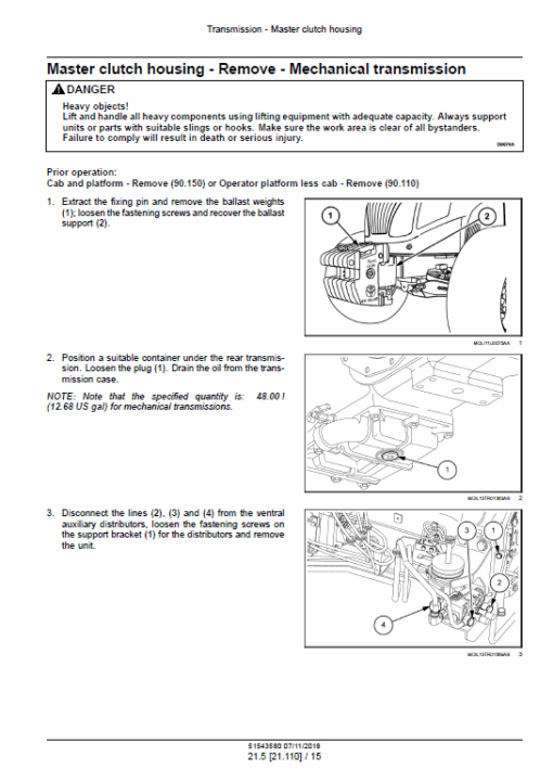 New Holland PowerStar 90, 100, 110, 120 Tractor Service Manual - Image 2