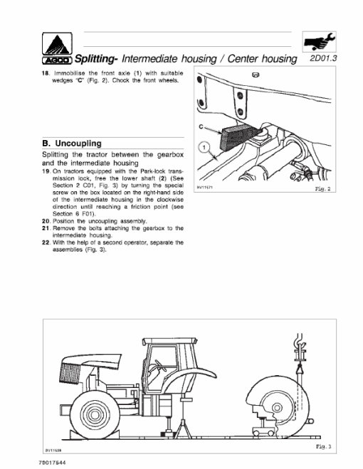 White 8310, 8410 Tractor Service Manual - Image 2