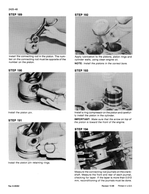 Case 1088 Excavator Service Manual - Image 2