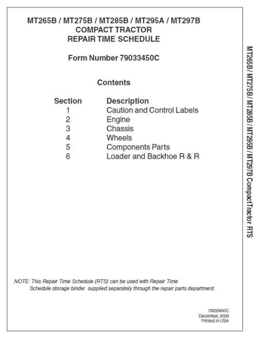 Challenger MT265B, MT275B Tractor Service Manual - Image 2