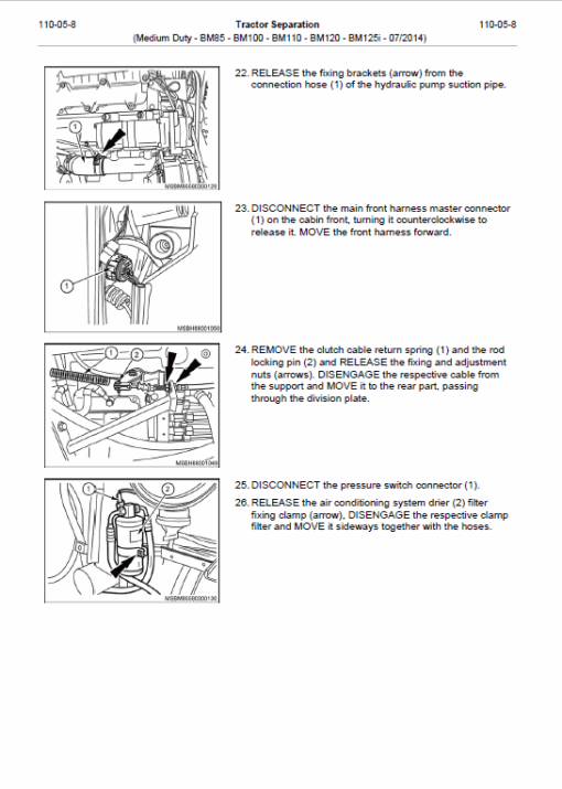 Valtra BM85, BM100, BM110, BM120, BM125i Tractor Service Manual - Image 2