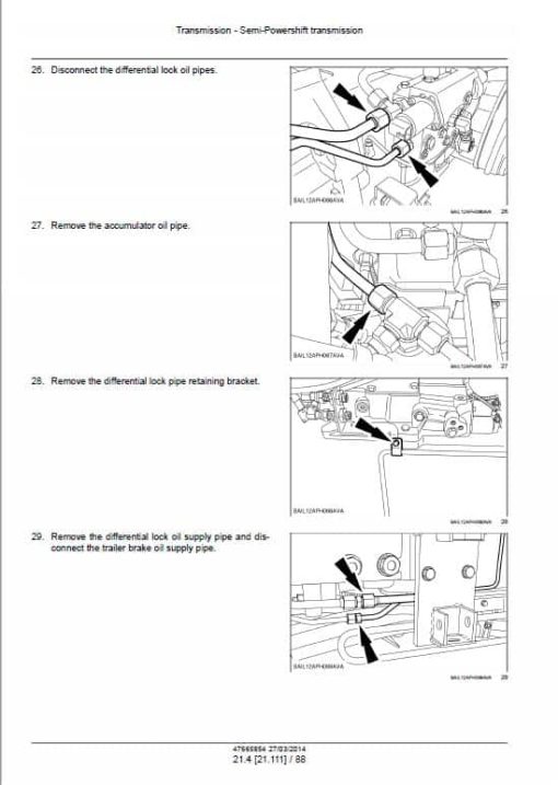 Case 110, 120, 130 Maxxum CVT Tractor Service Manual - Image 2