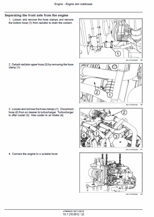 New Holland 6010, 6510, 7510 Tractor Service Manual - Image 2