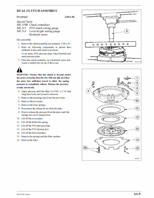 Massey Ferguson 431, 461 Tractors Service Manual - Image 2