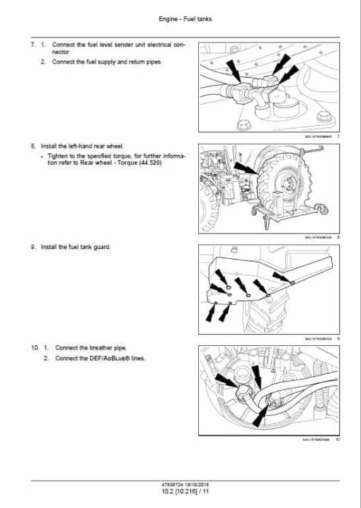 Case 115, 125, 135, 145 Maxxum CVT Tractor Service Manual - Image 2