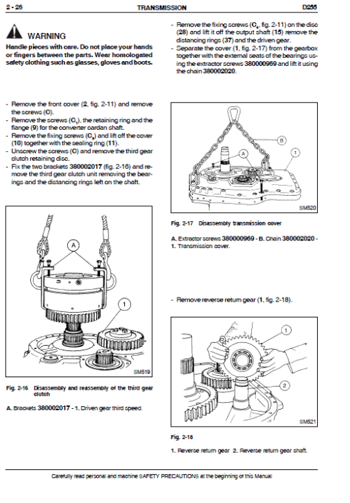 New Holland D255 Bulldozer Dozer Service Manual - Image 2