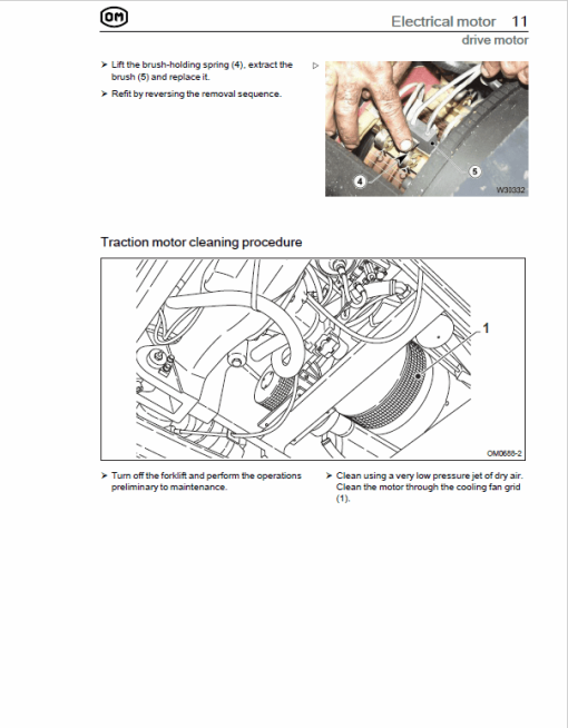 OM Pimespo XE60, XE70 and XE80 Forklift Workshop Manual - Image 2