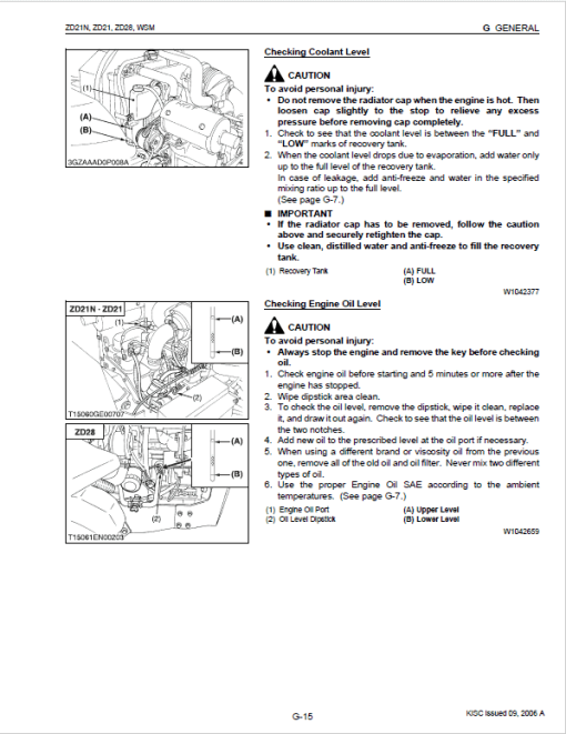 Kubota ZD21N, ZD21, ZD28 Zero Turn Mower Service Manual - Image 2