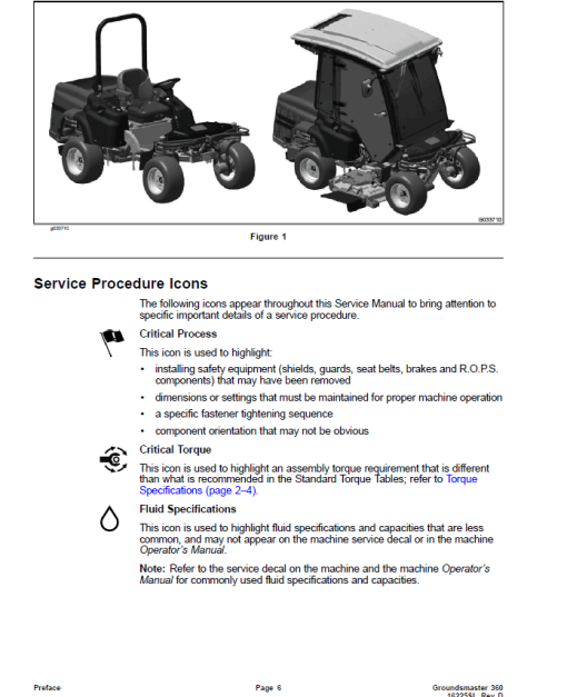 Toro Groundsmaster 360 (4-Wheel Drive Models Yanmar Engines) Service Repair Manual - Image 2