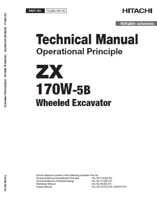 Hitachi ZX170W-5A and ZX170W-5B Excavator Service Repair Manual - Image 9