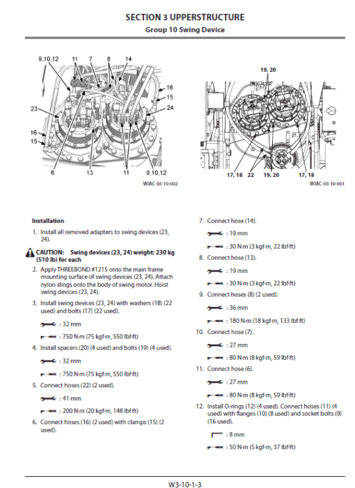 Hitachi ZX470H GI Excavator Service Repair Manual - Image 6