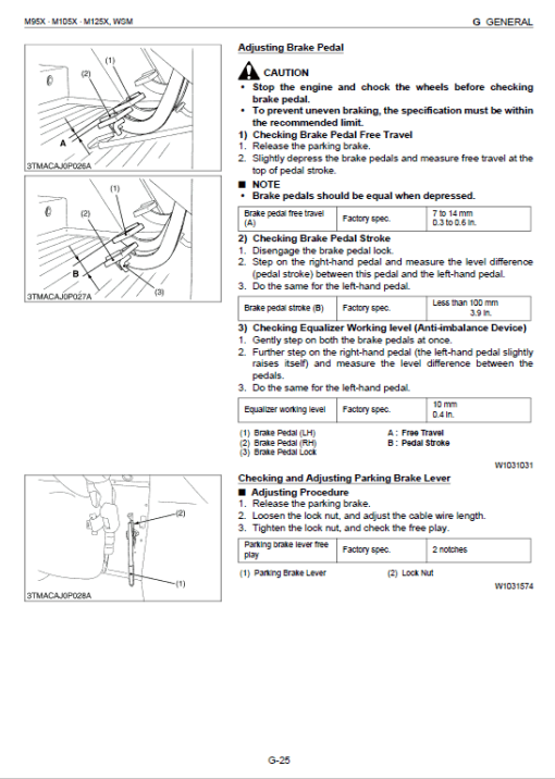 Kubota M95X, M105X, M125X Tractor Workshop Service Manual - Image 2