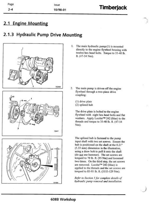 Timberjack 608B Carriers Service Repair Manual (987327 and Up) - Image 2