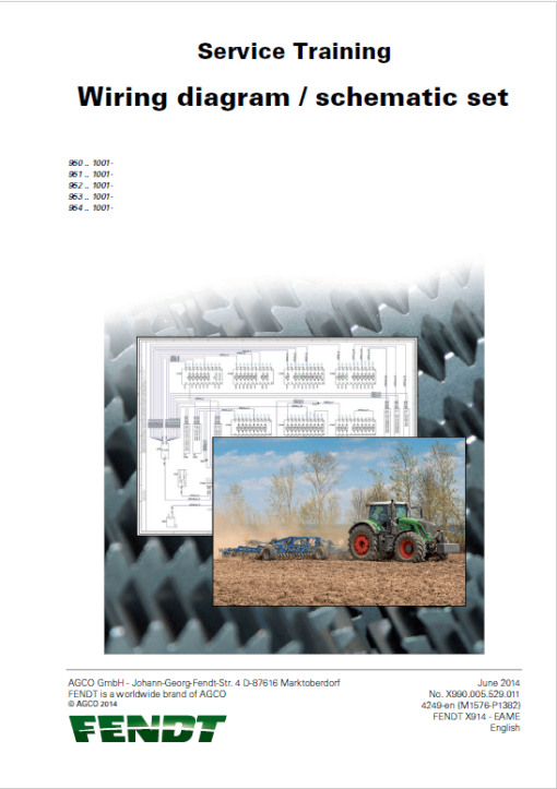 Fendt 927, 930, 933, 936, 939 Vario S4 Tractors Workshop Repair Manual - Image 2