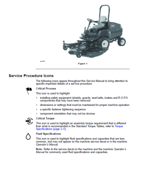 Toro Groundsmaster 3280-D, 3320 Service Repair Manual - Image 2