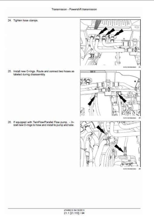 Case 350, 400, 450, 600 Steiger Tractor Service Manual - Image 2