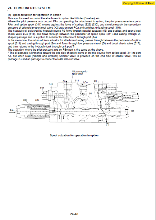 New Holland E140CSR Excavator Service Manual - Image 2